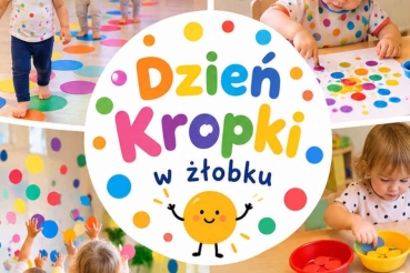 Baner dzień kropki
