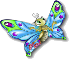Kolorowy motyl