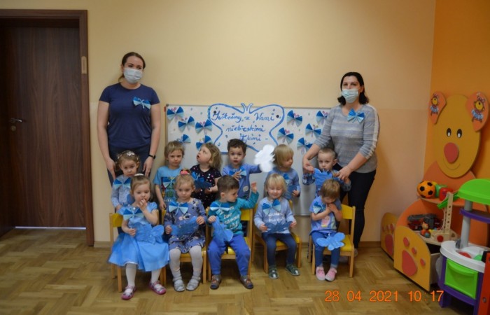 Jesteśmy z Wami Niebieskimi Motylami!