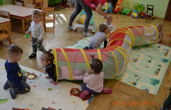 Ruchowe zabawy na Krasnalkach