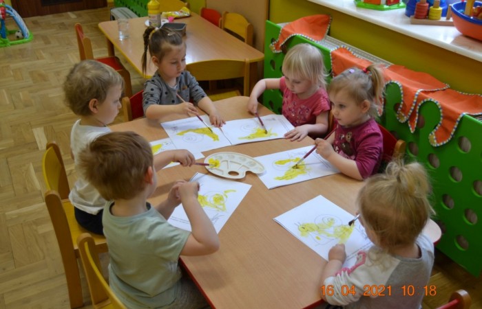 Zabawy Misiów, Żabek i Krasnali w łączonych grupach