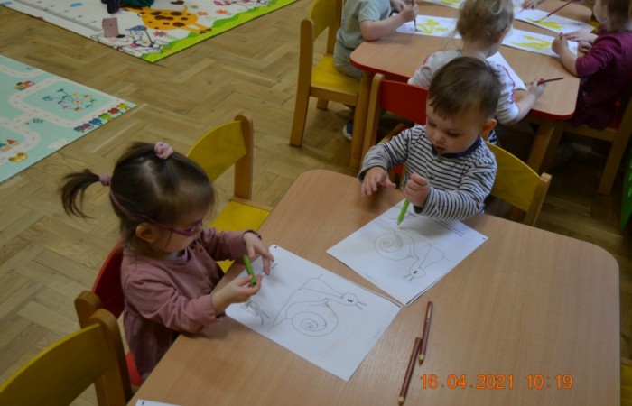Zabawy Misiów, Żabek i Krasnali w łączonych grupach