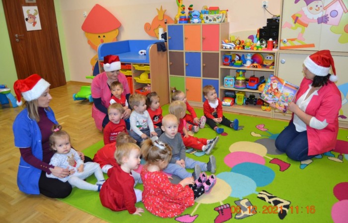 Wizyta Świętego Mikołaja w Żłobku!
