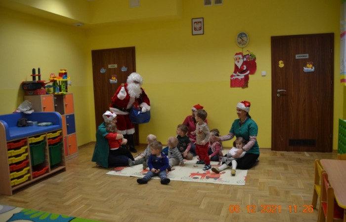 Wizyta Świętego Mikołaja w Żłobku!