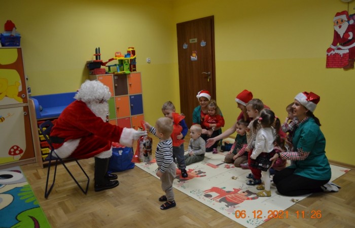 Wizyta Świętego Mikołaja w Żłobku!