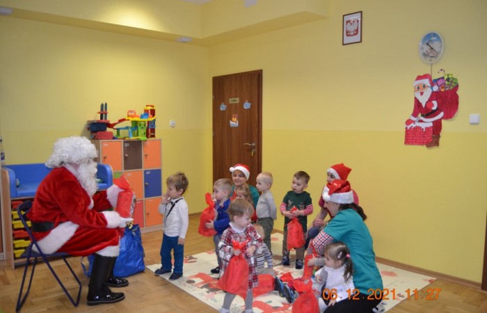 Wizyta Świętego Mikołaja w Żłobku!