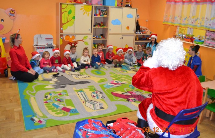 Wizyta Świętego Mikołaja w Żłobku!