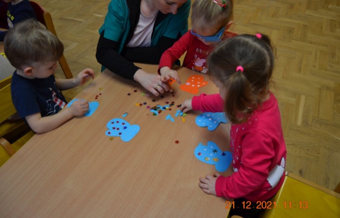 Zimowe rękawiczki