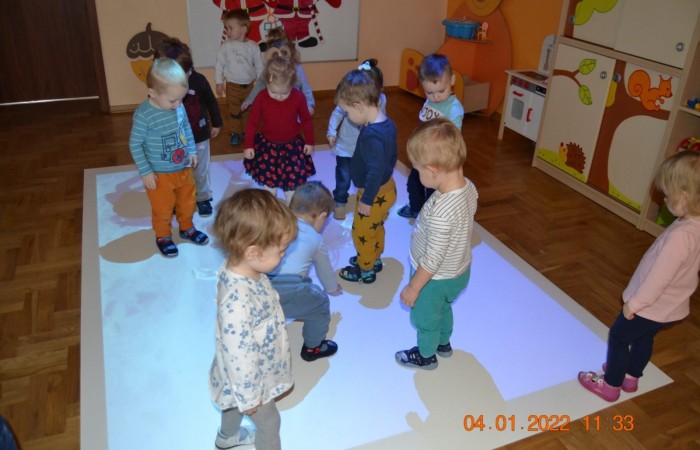 Zabawy na macie interaktywnej