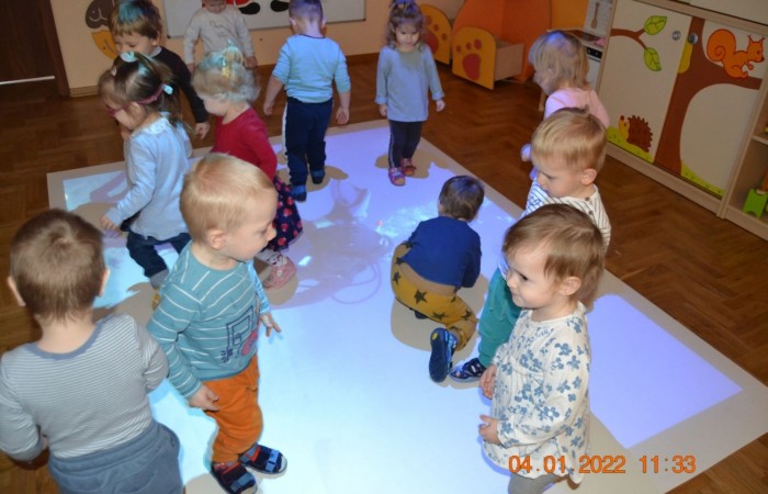 Zabawy na macie interaktywnej