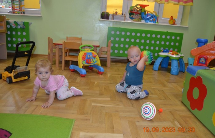Integracyjne zabawy w Krasnalkach