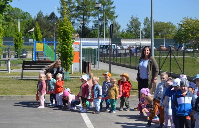 Wizyta strażaków w naszym Żłobku