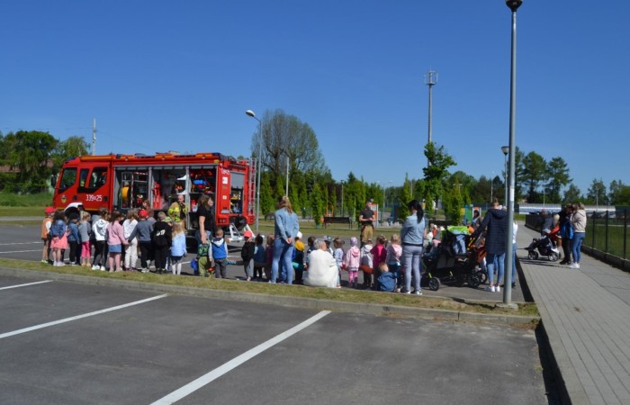 Wizyta strażaków w naszym Żłobku