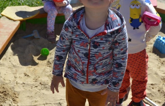Misie na placu zabaw