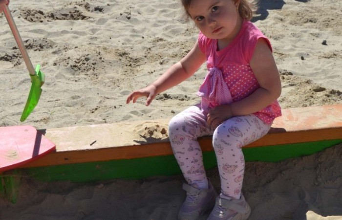 Misie na placu zabaw