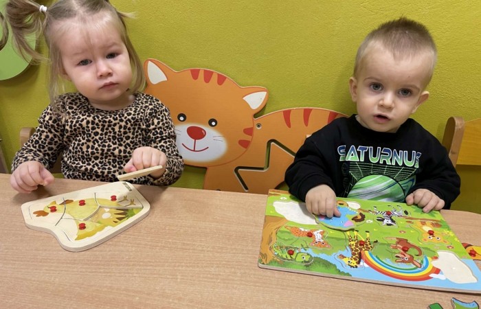 Układanki na Żabkach