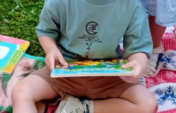 Piknik i zabawy w ogrodzie Misiów