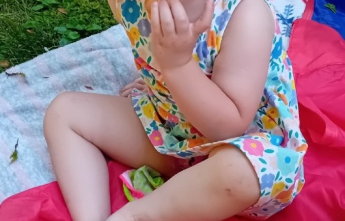 Piknik i zabawy w ogrodzie Misiów