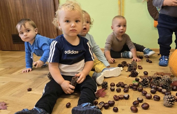 Krasnale poznają dary Jesieni