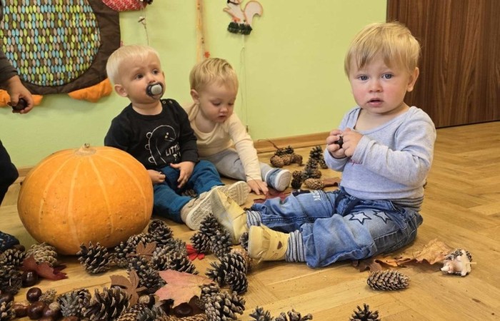 Krasnale poznają dary Jesieni