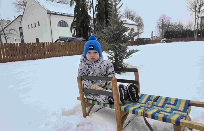 Zimowy spacer krasnali